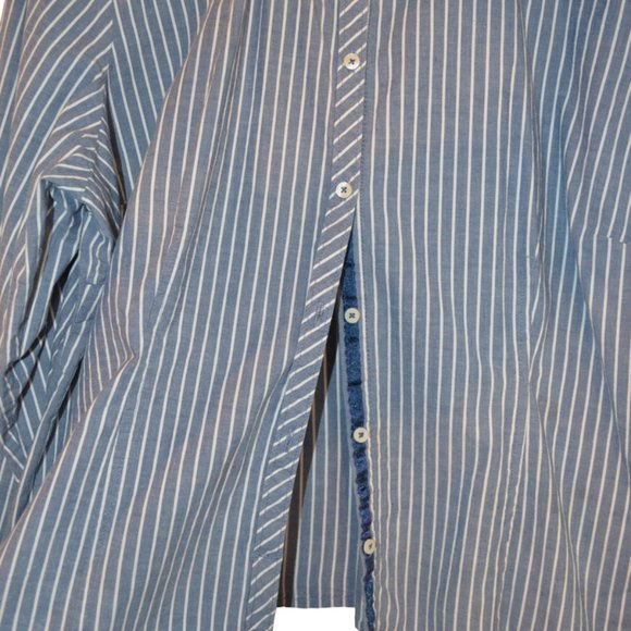 Dockers Stain Defender Retro Long Sleeve Button Down Women Shirt 1X - Picture 8 of 9